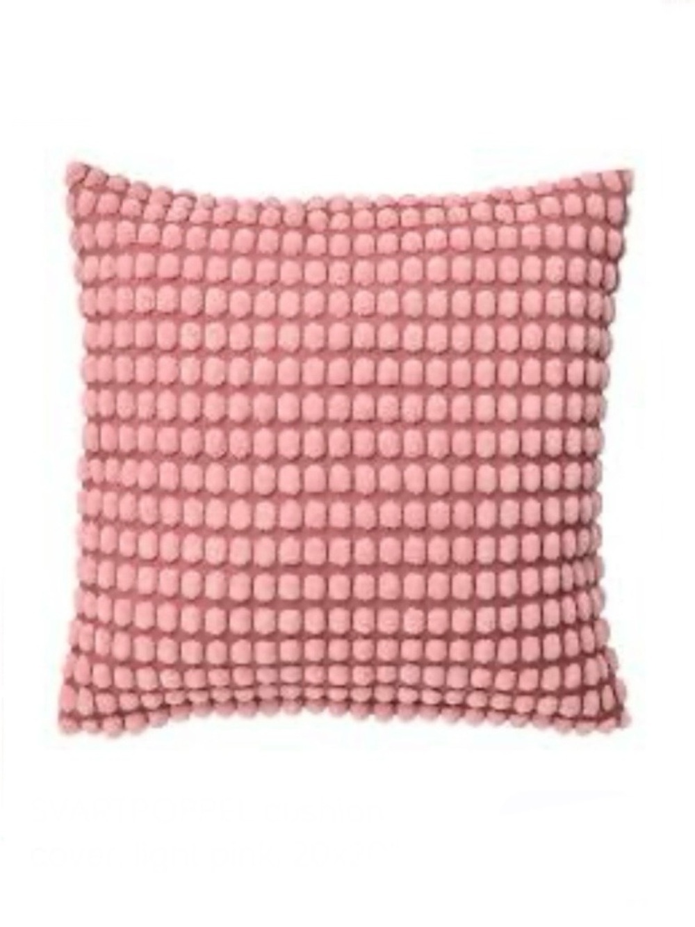 IKEA 2 Set Pom Pom Accent Throw Pillow Cushion Covers 20x20 Boho MCM 70s Cottage